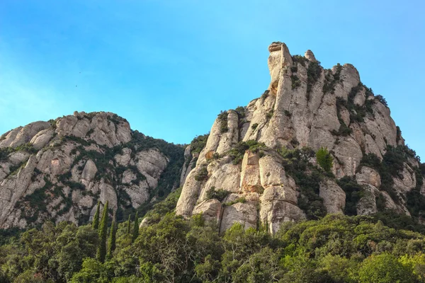 View of Montserrat mountains, Catalonia, Spain. — Stock Photo, Image