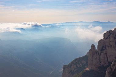 zirveleri ile manzara