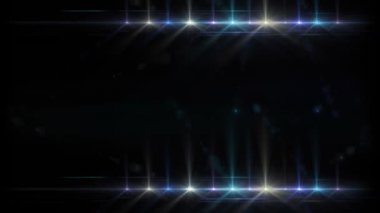 Bir sahne ışıklarını kenarlığını