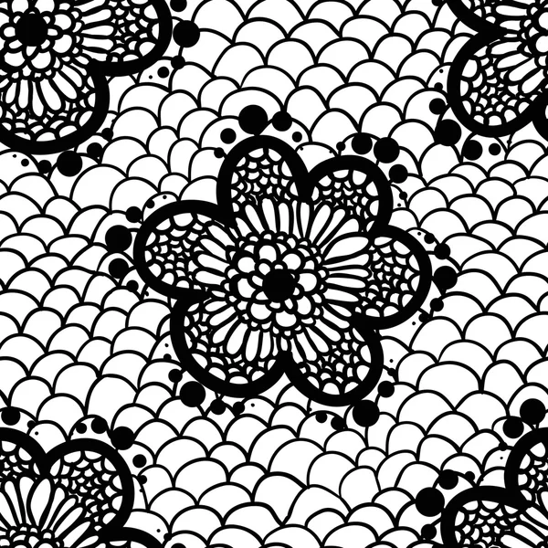 Seamless lace pattern — Stock Vector