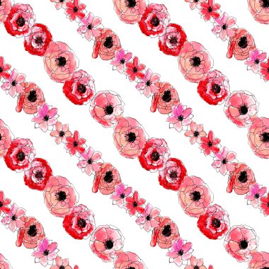 Kusursuz çiçek deseni