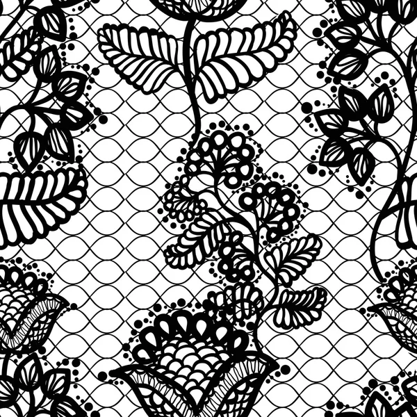 Seamless lace pattern — Stock Vector