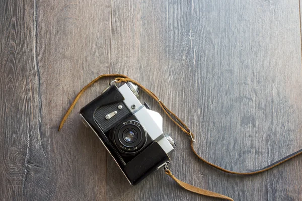 Top view of retro camera — Stock Photo, Image