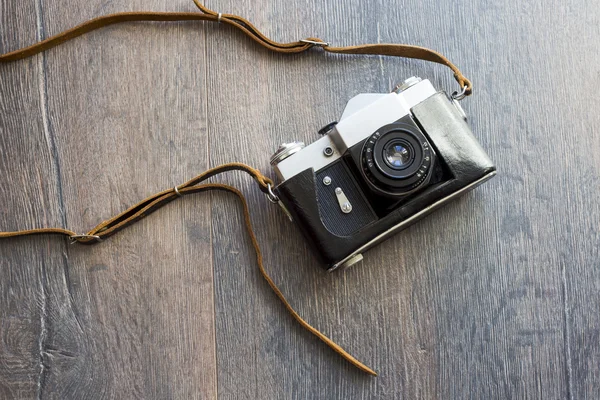 Top view of retro camera — Stock Photo, Image