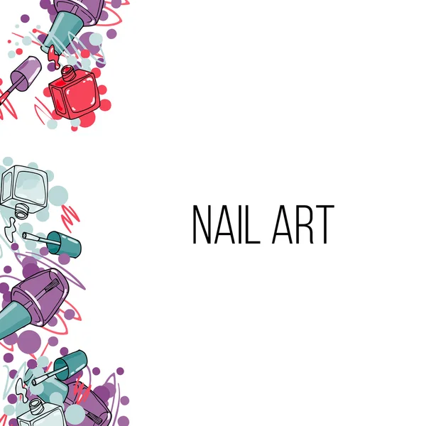 Vektör çivi cila şişeler 