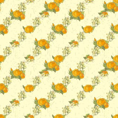 pembe peonies ile Seamless Modeli