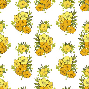 Kusursuz çiçek deseni