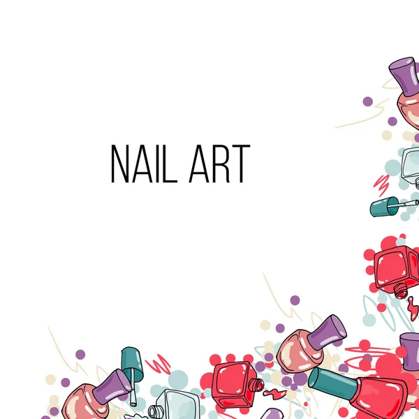 Vektör çivi cila şişeler