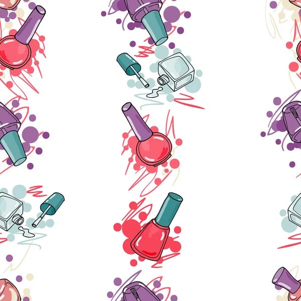 Tırnak cilası ile Seamless Modeli