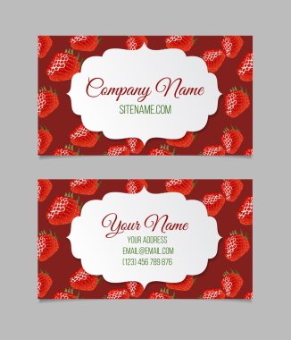 vektör kartvizit şablonu.