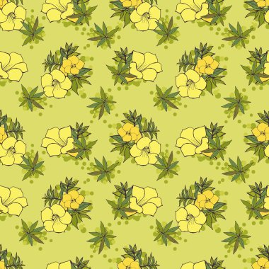 Kusursuz çiçek deseni