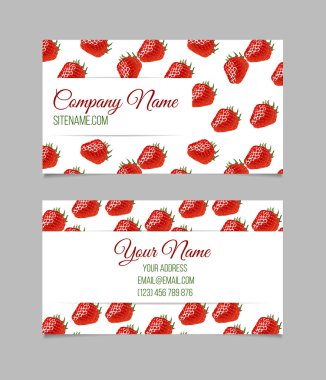 vektör kartvizit şablonu.