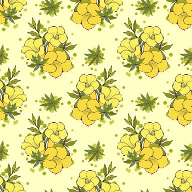 Kusursuz çiçek deseni