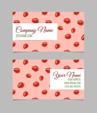 vektör kartvizit şablonu.