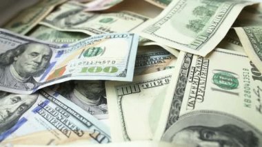 Dolar faturaları yakın çekim