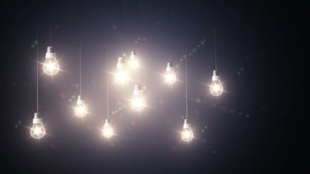 Beleuchtung Dekor abstrakt — Stockvideo
