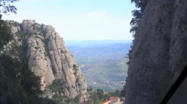 Montserrat, 29 Eylül 2014: Benedictine abbey Santa Maria de Montserrat