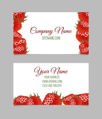 vektör kartvizit şablonu.