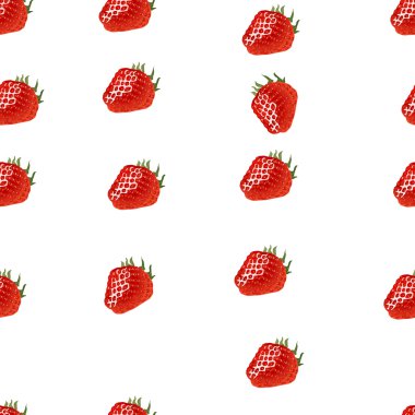 Çilekli kusursuz desen