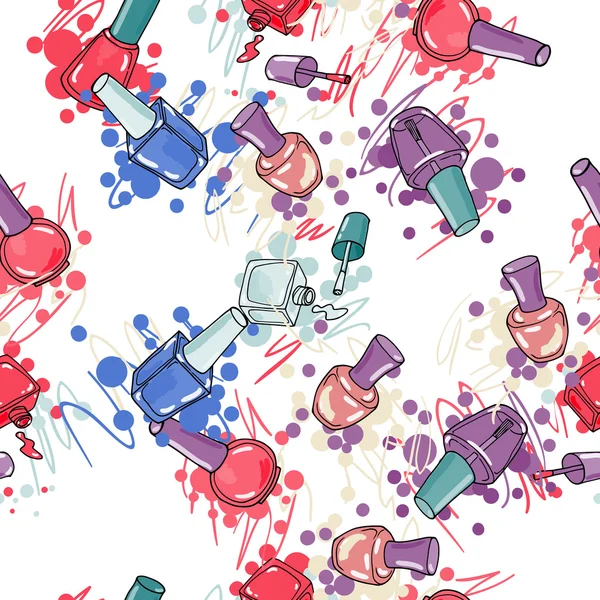 Tırnak cilası ile Seamless Modeli