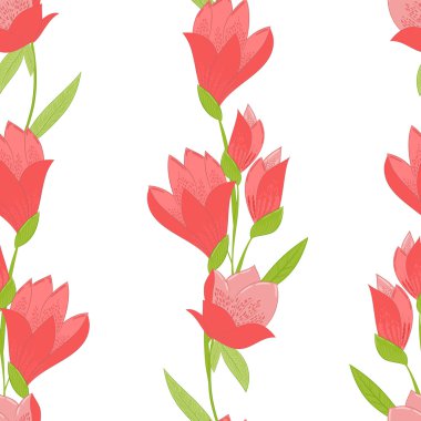 Lalelerle kusursuz desen