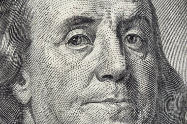 Bize 100 dolarlık banknot yüzünde Benjamin Franklins