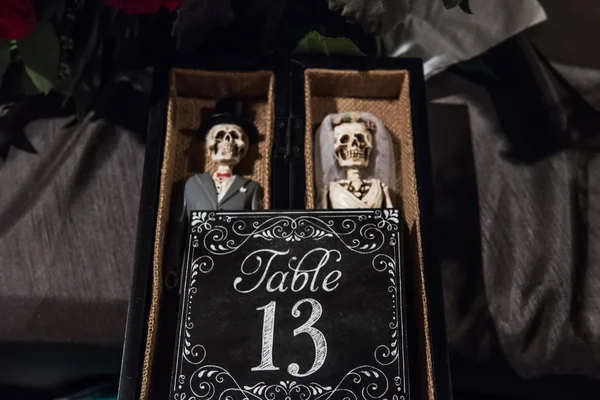 Day of the Dead Table Number — Stock Photo, Image