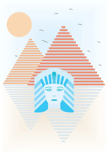 Abstract ancient Egypt — Stock Vector