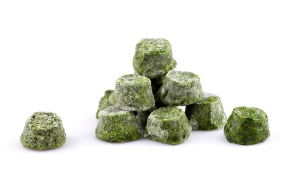 Frozen chopped spinach — Stock Photo, Image