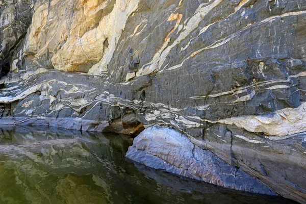 Tanque Verde Falls каньйону стіни Стокове Зображення