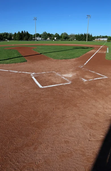 Campo de béisbol vertical — Foto de Stock