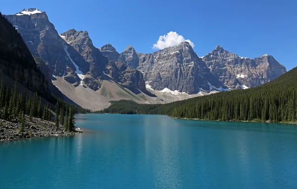 Lago Moraine Turquesa — Fotografia de Stock