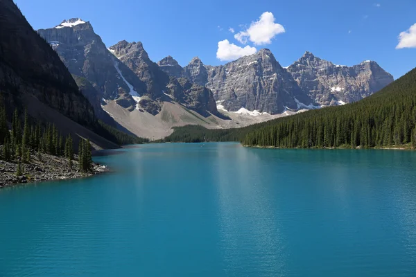 Jezero Moraine Copy prostor — Stock fotografie