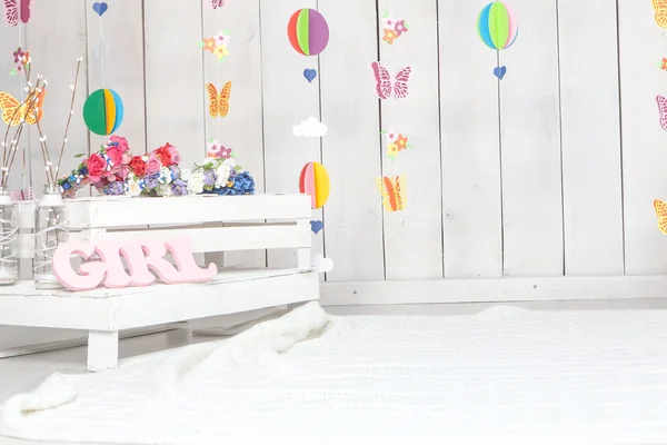 bebek fotoğrafçılık studio arka plan kurulumu