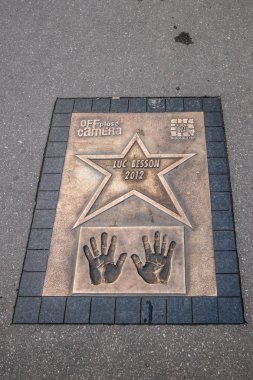 Luc Besson tabak Krakow ile Şöhret Kaldırımı