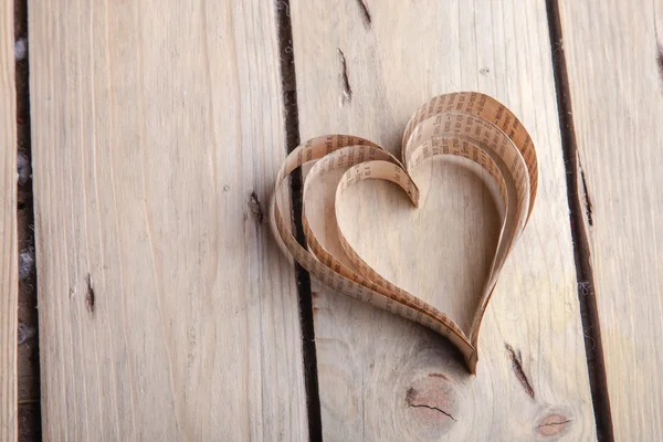 Herzförmiger Ausschnitt st valentines Herzen — Stockfoto