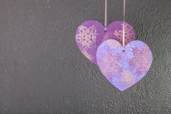 Valentinstag Hintergrund mit Herzen — Stockfoto
