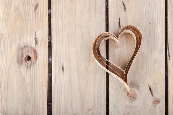 Herzförmiger Ausschnitt st valentines Herzen — Stockfoto