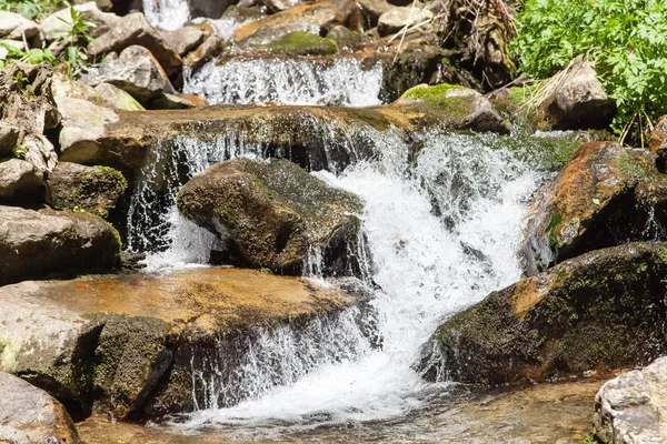 Closeup rapid waters of river strong — Stock Photo, Image