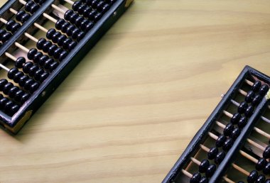 Siyah Çince Abacus