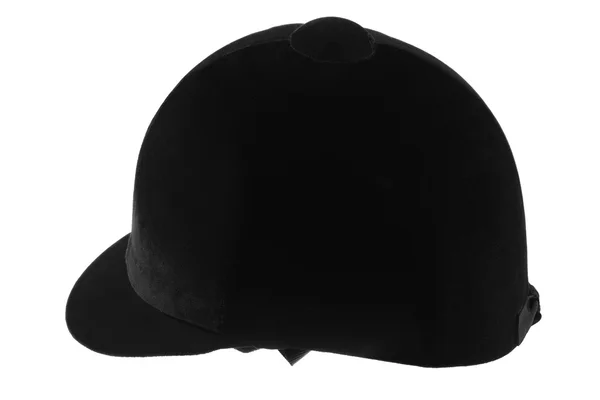 Gorra de montar negro — Foto de Stock