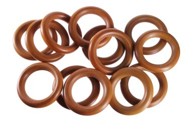 Kahverengi perde halkası