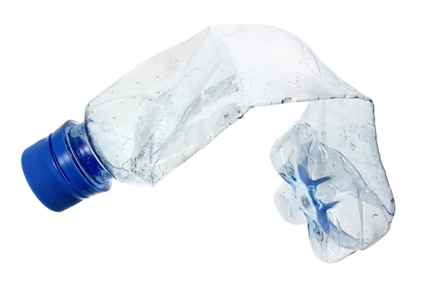Утилізувати концепції з пластикові пляшки води — стокове фото