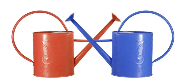 Duas latas de rega — Fotografia de Stock