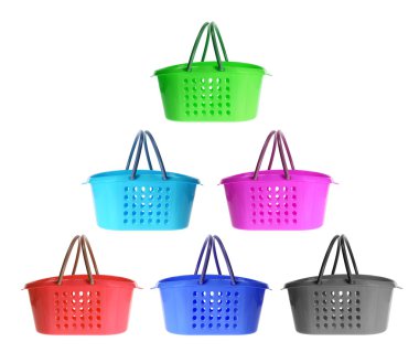 Plasstic alışveriş sepetleri