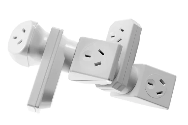 Stack of Power Adaptors — Stock Photo, Image