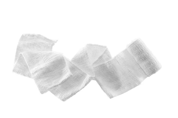 Pasek Bandaża Białym Tle — Zdjęcie stockowe