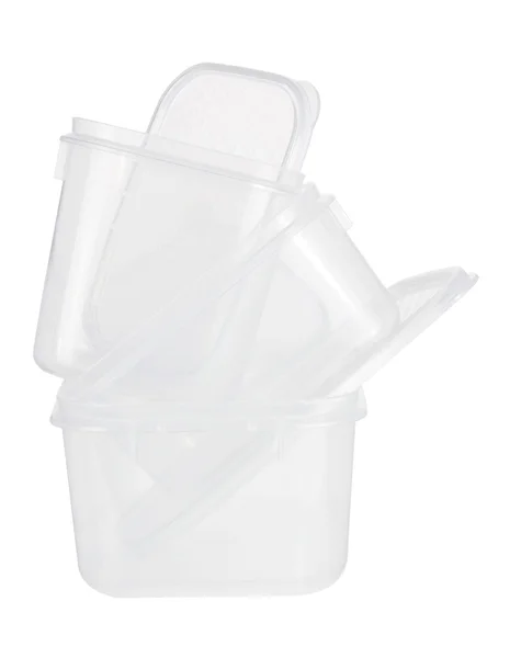 Stack of Plastic Containers — Stock Photo, Image