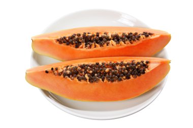 Papaya dilimleri