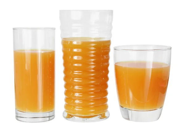 Gläser Orangensaft — Stockfoto